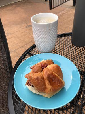 A large cup of Dark Roast coffee and a Big Boy Breakfast!