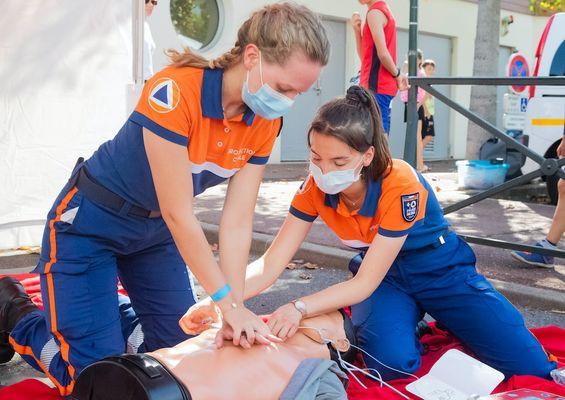 Health Care professional re-certifying their credentials.