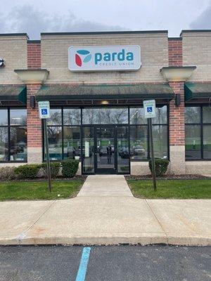 Parda Credit Union Ypsilanti branch.