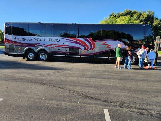 Comfortable transportation used during Newark Senior Center day trips