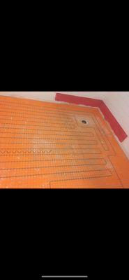 Radiant Heating for your shower/ bathroom floor? We can do it!