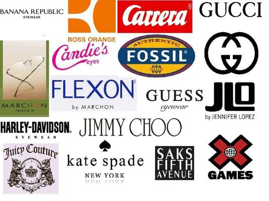 Eye Wear Brands We Carry