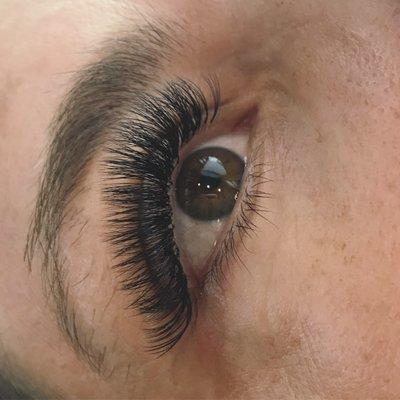 Volume eyelash extensions