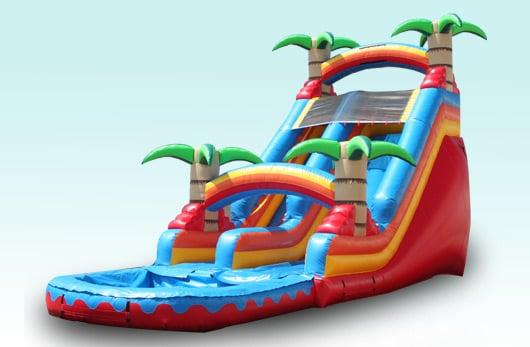 17' Tropical Rainbow Water Slide