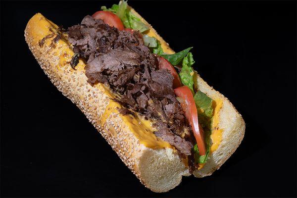 Cheesesteak Hoagie served at FH Steaks in Cherry Hill, New Jersey.