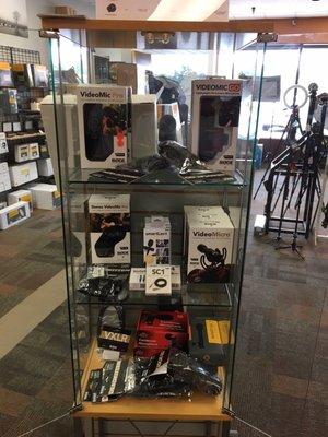 Small but ample supply of Rode MICS @Art's