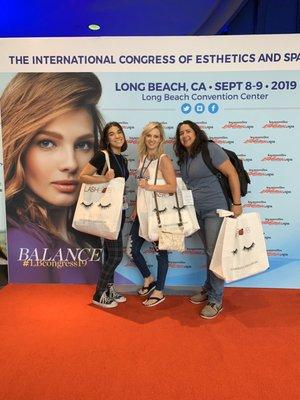 Our team at the Esthetic Conference