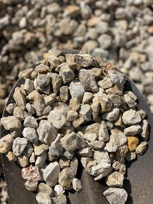 1' White Washed Gravel