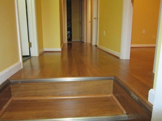 installation of laminate flooring over concrete