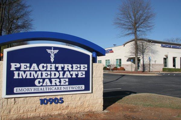 Peachtree Immediate Care - Alpharetta offers urgent care and COVID-19 testing.