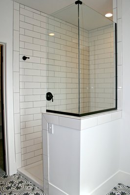 farmstead design master bath shower