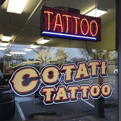 Cotati tattoo window