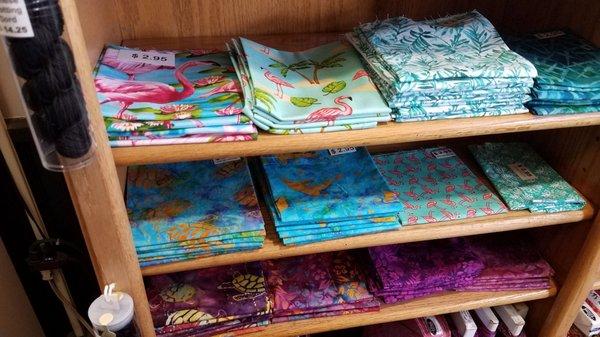 Fat quarters.