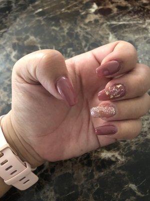 Full set of acrylics perfectly done