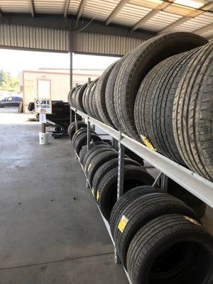 We have lots of tires!