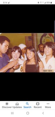 Grand master chung with Mohamad Ali. The greatest!