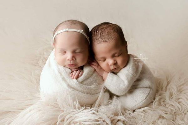 Newborn Twin Session