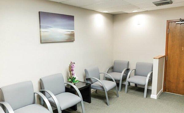 Waiting area for patients and their families