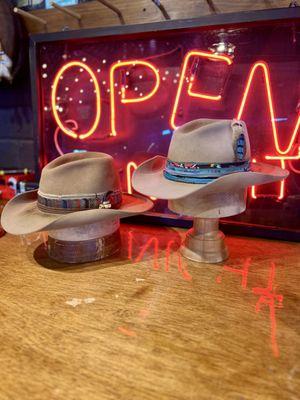 His & Hers cowboy hats!