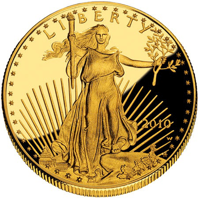 Gold American Eagle