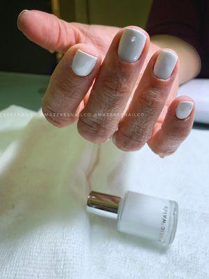 Follow up service for Cheryl almost 2 months later w/ Nail Lacquer. No gel.