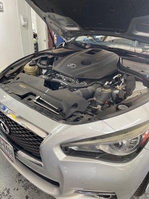 Serviced my Infiniti Q50