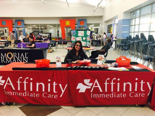 Alvin Junior High Health Fair