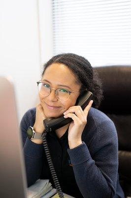 When you call our office, you will receive friendly and helpful care