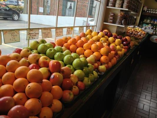 All the produce looked gorgeous and well presented, seriously!