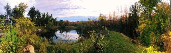 View right outside the spa