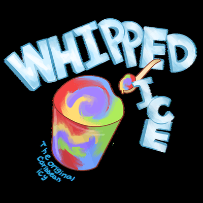 Whipped ice