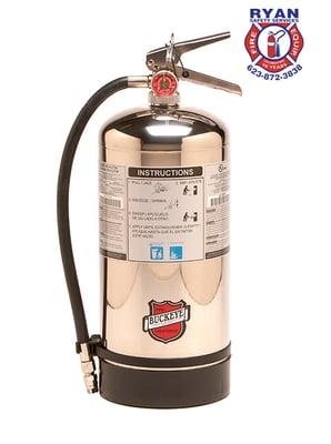 Class K fire extinguisher.  Great for commercial kitchens. call Ryan Safety Services today at 623-872-3838 or visit our web s...