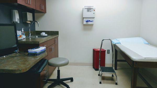 A typical patient room