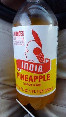 LOVE Pineapple soda.