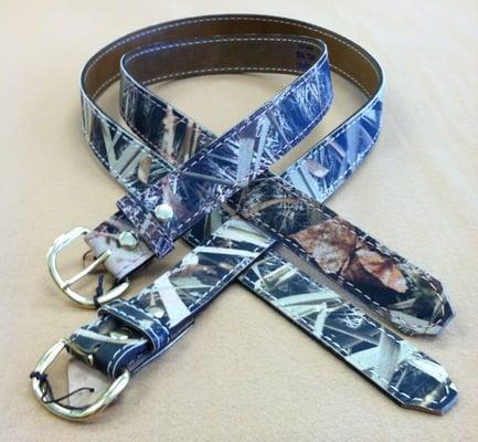 Mr. Bill makes CAMO belts.