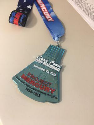 Pretty finisher medal (unfortunately they gave me the 1/2 marathon medal but I ran the full lol)