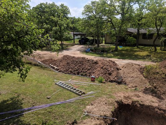 Aerobic Septic Install