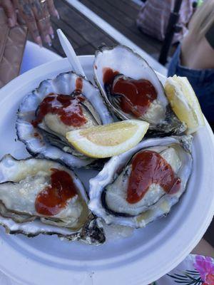 Bbq oysters