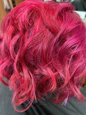 Vivid Color and hair tinsel