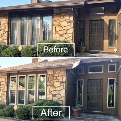 From old metal windows to ENERGY STAR Certified vinyl windows. Beautiful transformation and added curb appeal