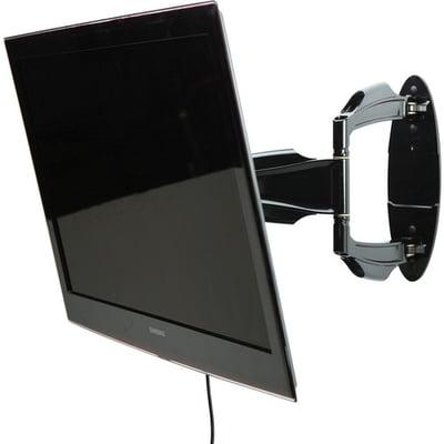 Peerless High Quality articulating wall mount with over 27" of extension, allowing pivoting of TV around the room.