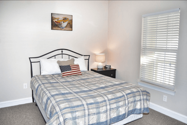 Vacuum floor, changed bed set, fresh linen on bed and also dusted down baseboards and dresser drawers