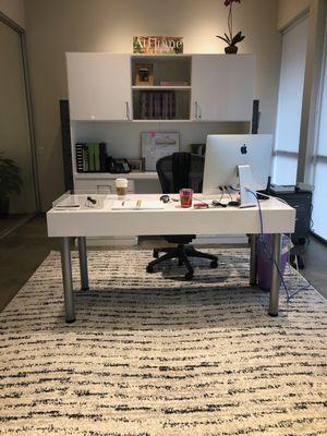 Office Desk and Credenza