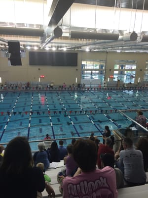 I think this is the nicest aquatic center n the state! Very smart of the YMCA and the local schools to pool resources