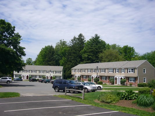 Lots of parking at our Hobart Lane/ Gilreath Manor apartments in North Amherst MA