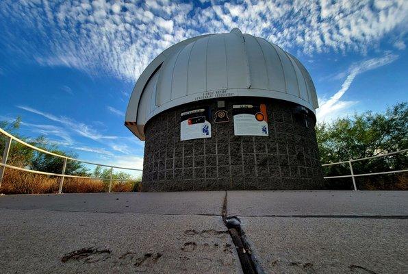 It's easy to feel small with the vast sky above us.