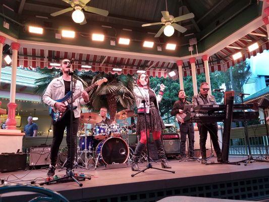 Our teachers performing at Paradise garden stage @ California adventures.