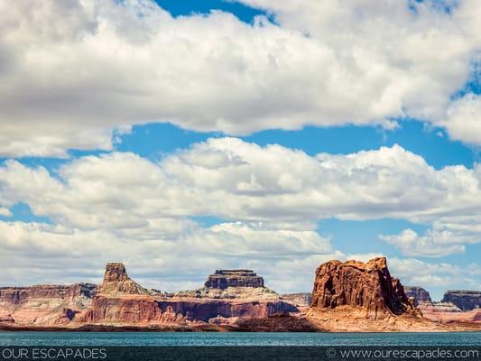 Unique red rock formations