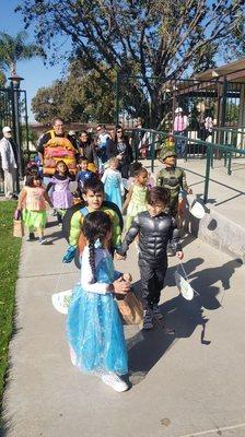 Halloween Parade to Garces High School!