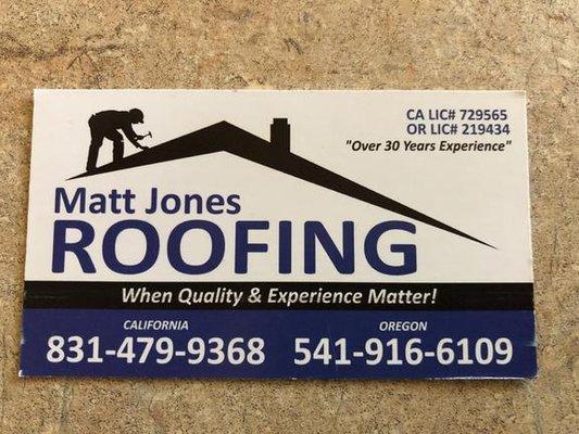 Matt Jones Roofing